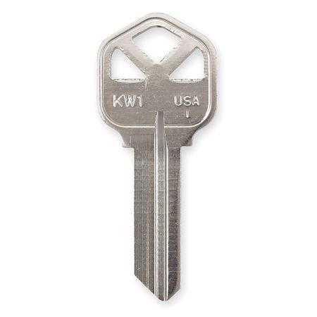Kaba Ilco Key Blank, Nickel, Type 1176, 5 Pin, PK50 KW1-NP