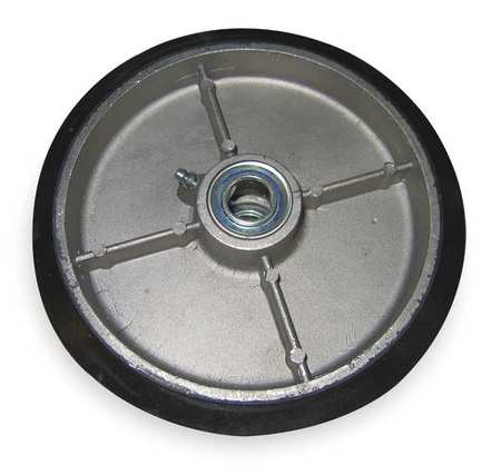 Wesco Wheel, 8x2 In, Mold On Rubber 052868