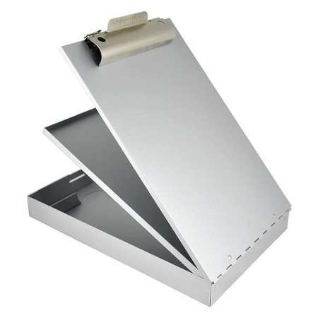 Saunders 8-1/2" x 11" Portable Storage Clipboard 1-1/2", Silver 21017