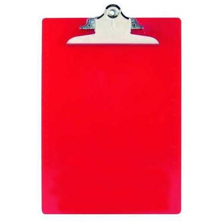 SAUNDERS 8-1/2" x 11" Clipboard 1", Red 21601