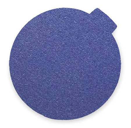 ARC ABRASIVES PSA Sanding Disc, ZircAlO, Cloth, 5in, 120G 30444ZAT