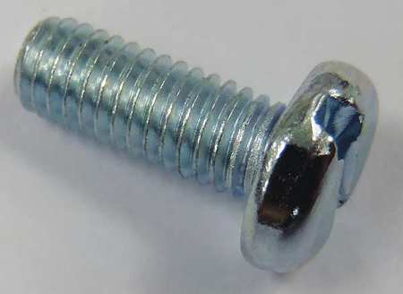 Zoro Select Thread Cutting Screw, #10 x 1/2 in, Zinc Plated Steel Pan Head Phillips Drive, 100 PK U27101.019.0051
