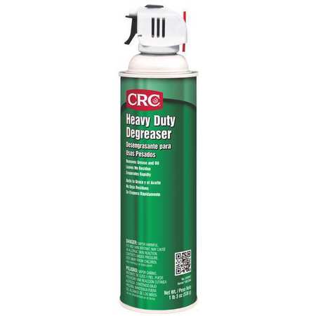 CRC Heavy Duty Degreaser Cleaner/Degreaser, 20 oz Aerosol Spray Can, Ready to Use, Solvent Based 03095T
