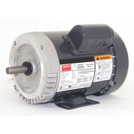 Dayton Capacitor-Start General Purpose Motor, 3/4 HP, 115/208-230V AC Voltage, 56C Frame 1K081