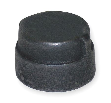 Zoro Select 1/4" Female NPT Malleable Iron Cap Class 300 1LBZ4