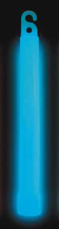 Snaplight By Cyalume Technologies Lightstick, Blue, 8 hr., 6 In. L, PK10 9-08003B