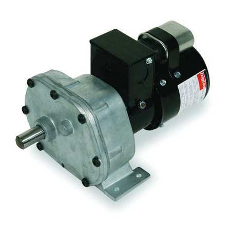 Dayton AC Gearmotor, 600.0 in-lb Max. Torque, 6 RPM Nameplate RPM, 115/230V AC Voltage, 1 Phase 1LPL5