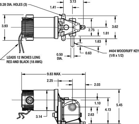 Dayton DC Gearmotor, 250.0 in-lb Max. Torque, 3 RPM Nameplate RPM, 90V DC Voltage 1LRA8