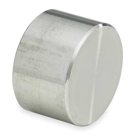 ZORO SELECT 1-1/2" Socket Weld SS Cap 4307004226