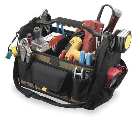 Clc Work Gear Tool Tote, Black, Polyester, 21 Pockets 1578