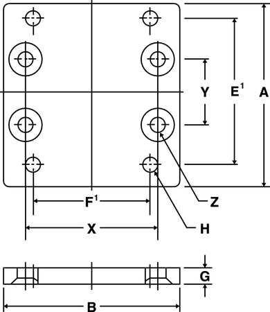 Winsmith Mounting Plate E30WT