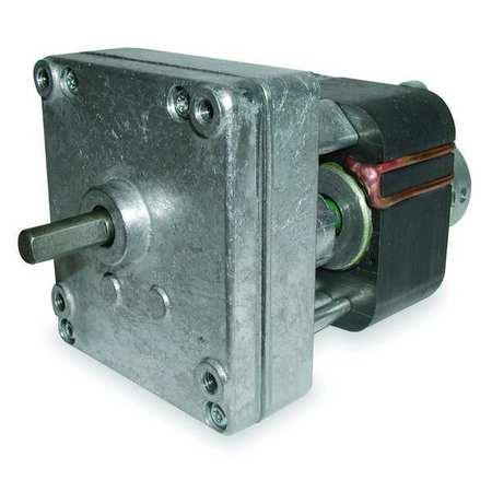 Dayton AC Gearmotor, 2.7 in-lb Max. Torque, 130 RPM Nameplate RPM, 115V AC Voltage, 1 Phase 1MBG1