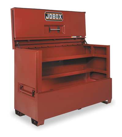 Crescent Jobox Jobsite Piano Box, Brown, 74-7/8" W x 30-1/8" D x 49-7/8" H 1-689990