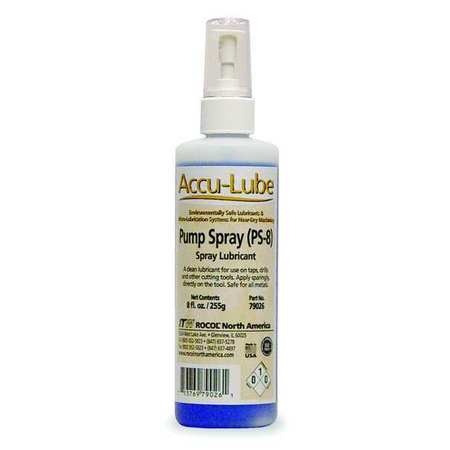 Accu-Lube Cutting Oil, 8oz, Non-Aerosol Spray Bottle 79026