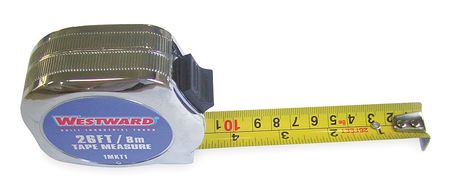 WESTWARD 26 ft Tape Measure, 1 in Blade 1MKT1