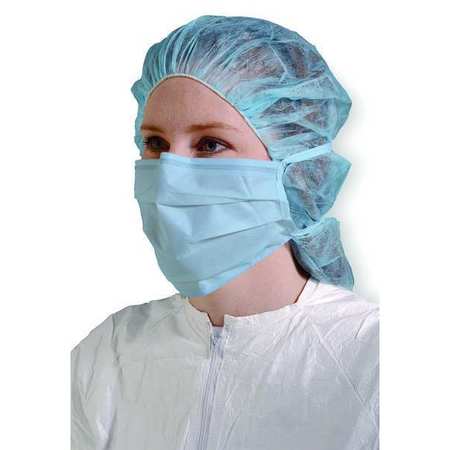 Dupont Sierra™ Cleanroom Mask, Universal, Blue, PK500 ML7330BU000500BH