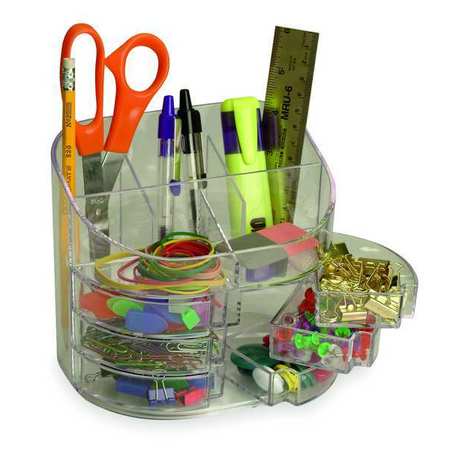 OFFICEMATE Desk Organizer, Color Clear 22824