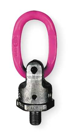 Rud Chain Hoist Ring, 180 Pivot, 1380 lb.Load Cap. 7989522