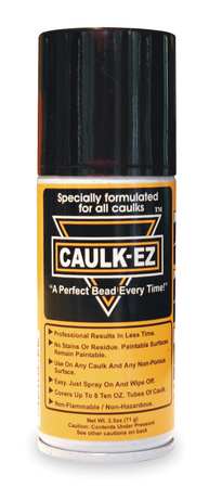 Caulk-Ez Caulk-EZ Tooling Aid, 2.5 oz, Aerosol Spray, Clear EZ4T