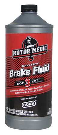 Motor Medic 1 qt. DOT 3 Brake Fluid - Plastic Bottle M4432