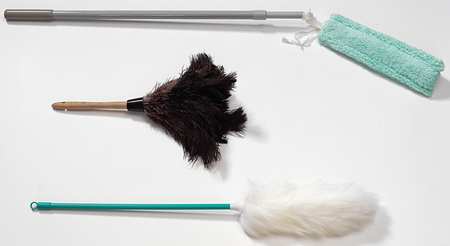 Tough Guy Duster, Feather, 14"L 1MYG3