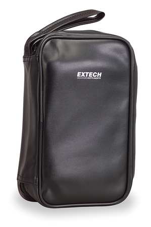 EXTECH Carrying Case, 9-1/2 In. H, 2 In. D, Black 409997