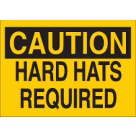 BRADY Safety Sign Label, 3-1/2 In. H, 5 In. W, 87771 87771