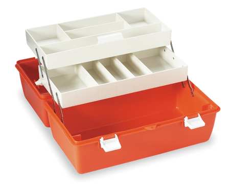 FLAMBEAU First Aid Storage Case, Kit, Polypropylene Case 6774PM