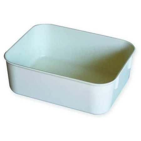 MOLDED FIBERGLASS Nesting Container, White, Fiberglass Reinforced Composite, 6 1/8 in L, 4 7/8 in W, 2 1/8 in H 9211085269