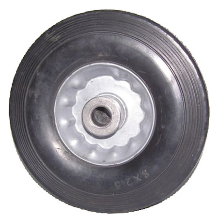 Zoro Select Solid Rubber Wheel, 8 in., 350 lb. 1NWY9