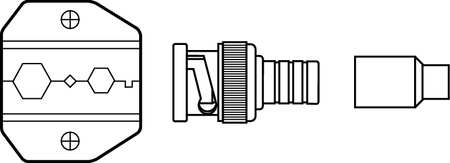 IDEAL Replacement Die, For RG58/59/62 30-573