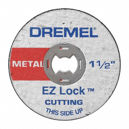 Dremel Cut Off Wheel, 1 1/2 in diameter, EZ Lock, Pack of 5 EZ456