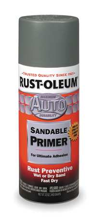 Rust-Oleum 12 oz. Flat Gray Auto Body Sandable Primer 249415
