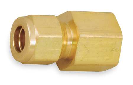 PARKER 3/8" CPI x 1/4" FNPT Brass Connector 6-4 GBZ-B
