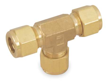 PARKER 1/4" CPI Brass Union Tee 4-4-4 JBZ-B