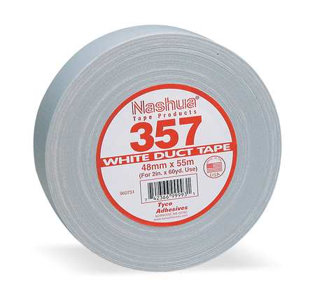 NASHUA Duct Tape, 72mm x 55m, 13 mil, White 357