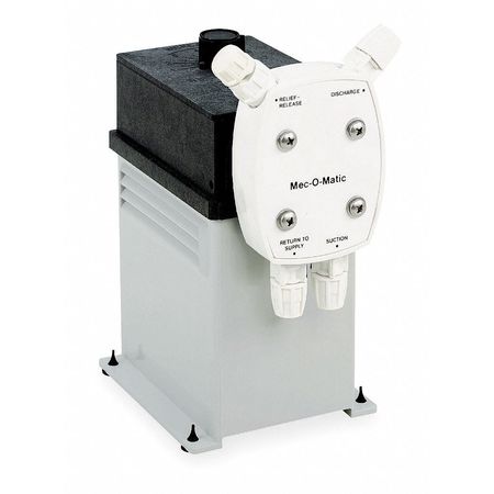 MEC-O-MATIC Diaphragm Metering Pump, 8 GPD, 100 PSI US105XA-BCAKXXX