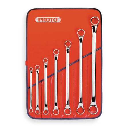 Proto Box End Wrench Set, 3/8" to 1-1/8", 7 pcs. J1000G-500