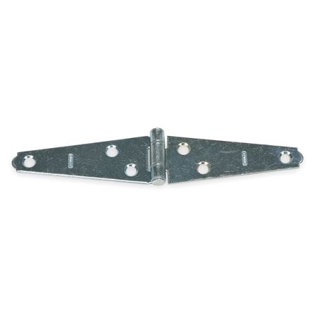 Zoro Select 1 1/8 in W x 3 in H zinc plated Strap Hinge 1RCG1