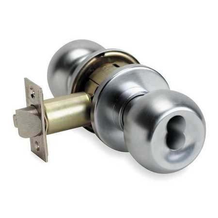 YALE Knob Lockset, Mechanical, Storeroom, Grd. 1 CA5405CK630