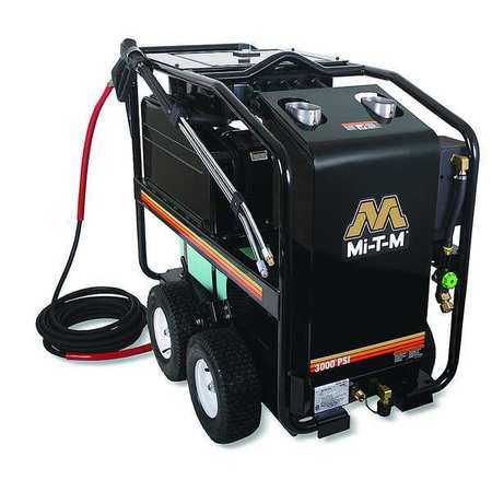 MI-T-M Medium Duty 3000 psi 3.5 gpm Hot Water Electric Pressure Washer GH-3004-SM10