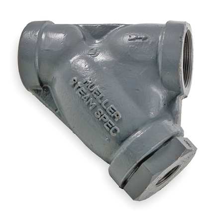 MUELLER STEAM SPECIALTY 1/4", FNPT x FNPT, Cast Stainless Steel, Y Strainer 1/4 581 SS Srewed end