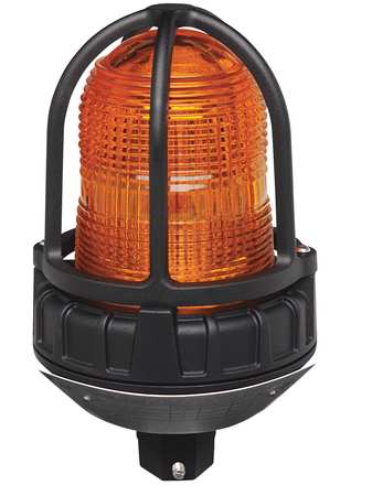 FEDERAL SIGNAL Hazardous Warning Light, LED, Amber 191XL-024A