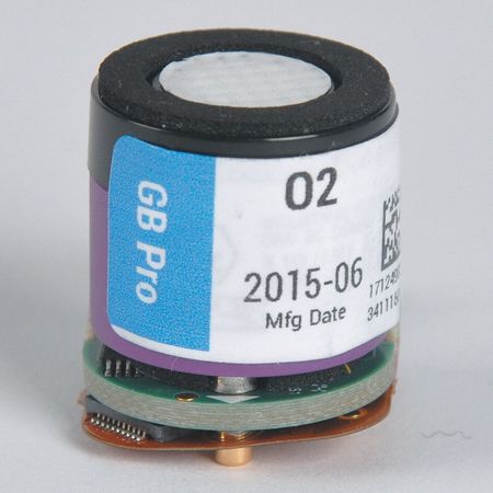 INDUSTRIAL SCIENTIFIC Replacement Sensor, O2, Gas Badge Pro 17124983-3