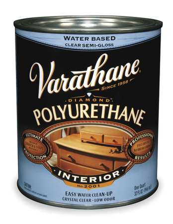 Varathane Polyurethane, Clear, Semi-Gloss, 1 gal. 200131