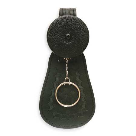 KEY-BAK Key Reel, Split Ring Type, 1 1/8 in Ring Size, Black 0001-104