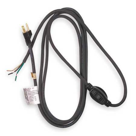 POWER FIRST Power Cord, 5-15P, SJO, 8 ft., Blk, 10A, 14/3 1TNB2