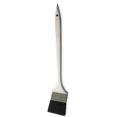 Zoro Select 3" Bent Radiator Paint Brush, China Hair Bristle, Unfinished Wood Handle 1TTW1