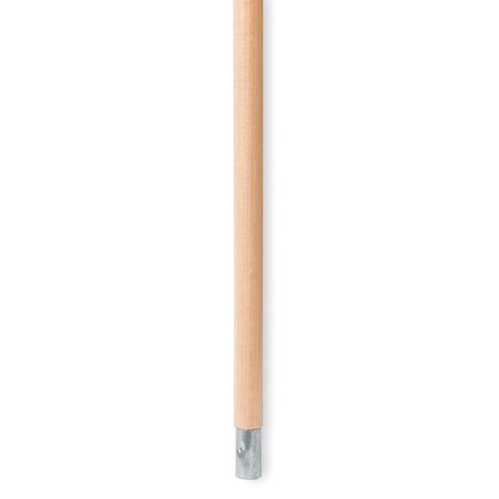 Tough Guy 60" Screw On Wet Mop Handle, Natural, Wood 1TZA6