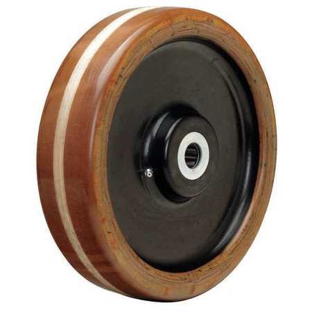 ZORO SELECT Caster Wheel, Phenolic, 12 in., 4400 lb. W-1230-LP-1